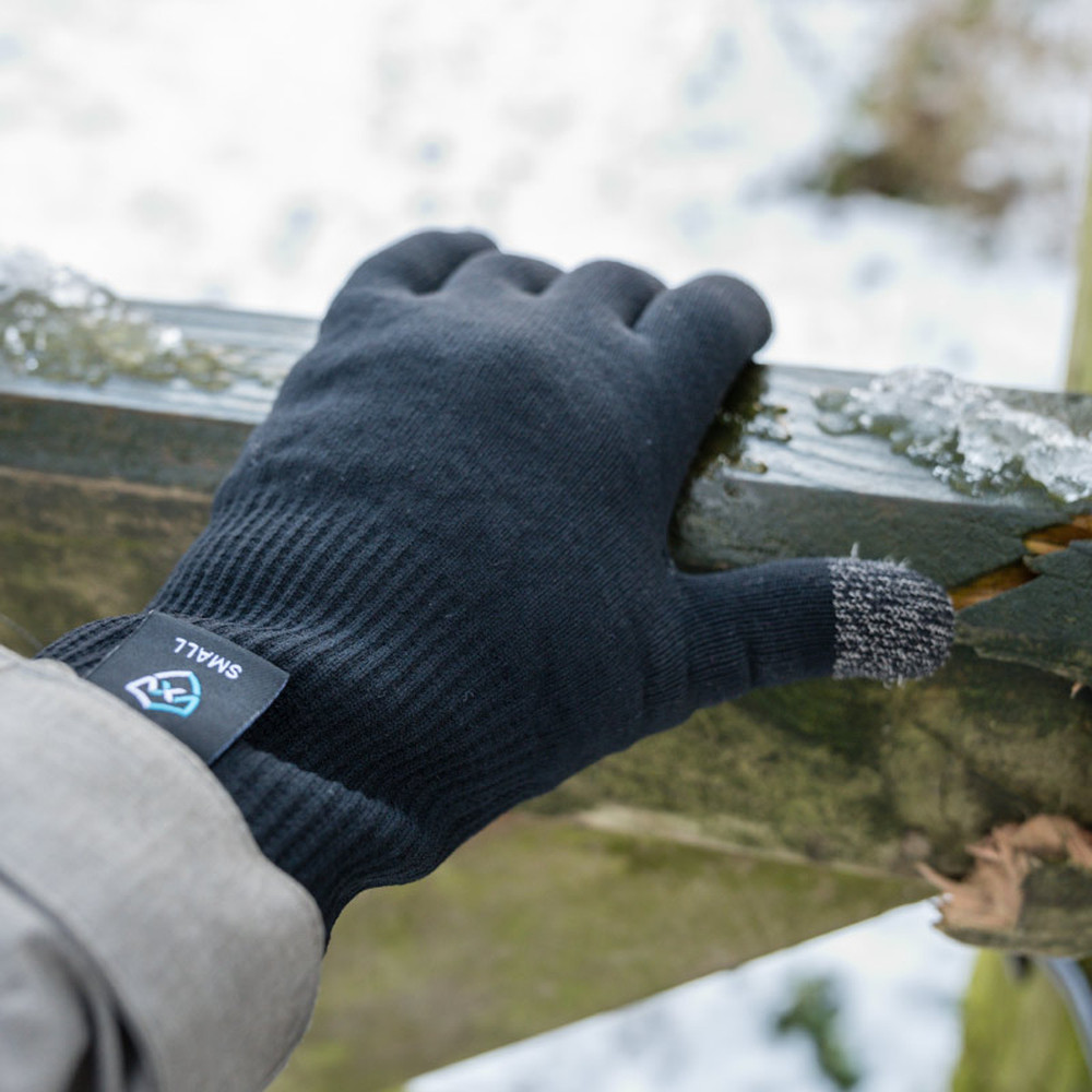 Перчатки водонепроницаемые Dexshell ThermFit 3.0 Gloves, черные, размер M фото 4