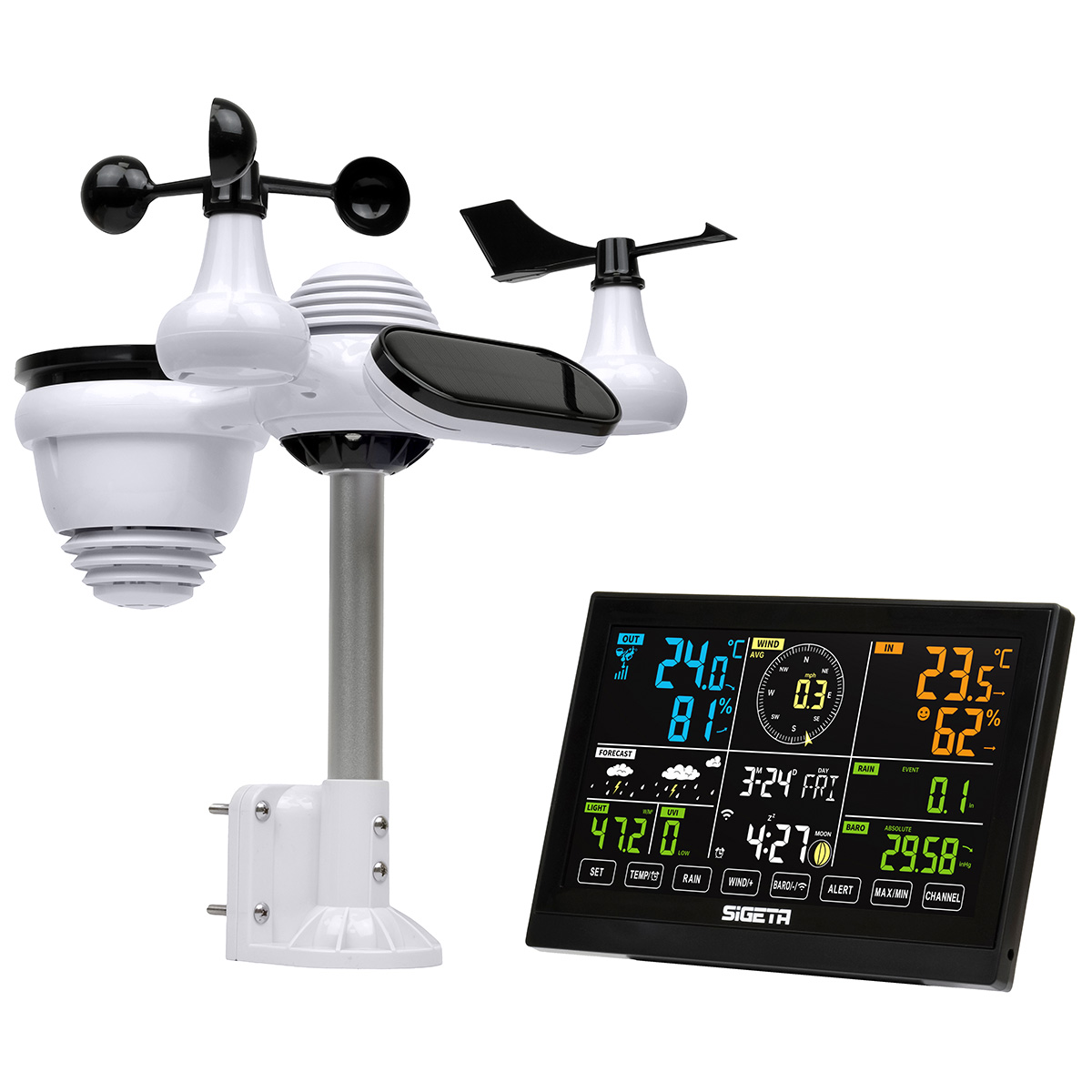 Метеостанція SIGETA SmartMeteo Pro 7-in-1 Wi-Fi фото 1
