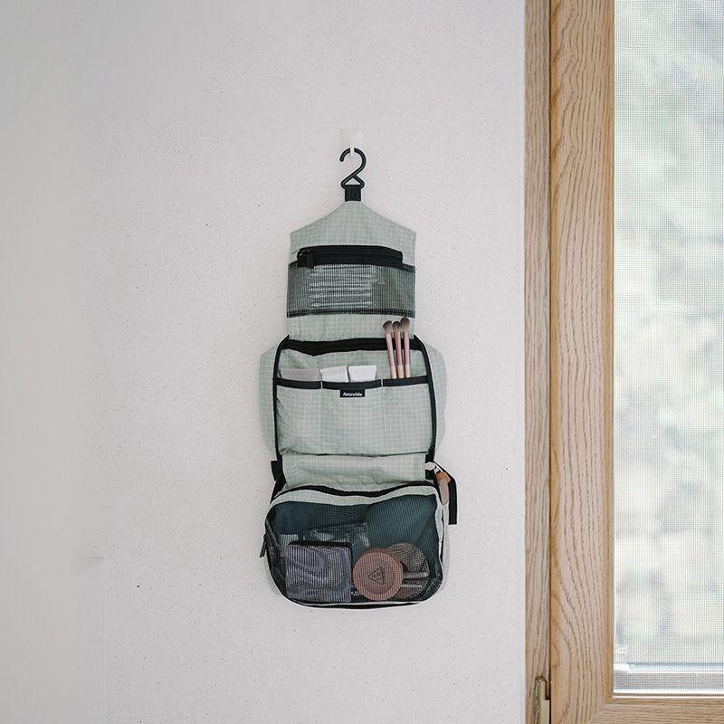 Косметичка Naturehike NH20SN010, розмір L, світло-сіра фото 4