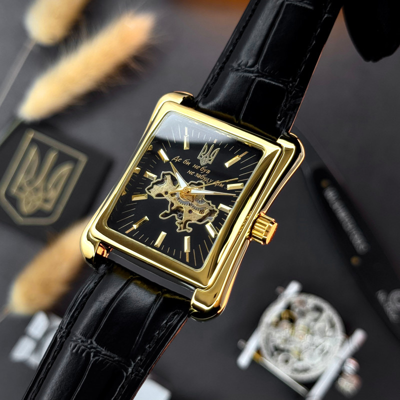 Чоловічий годинник Awarder 053 Де би не був Gold-Black фото 4