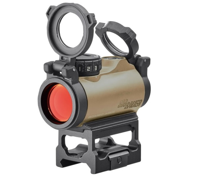 Коліматор SIG SAUER ROMEO-MSR COMPACT FDE RED DOT SIGHT, 1X20MM, 2 MOA RED DOT фото 1