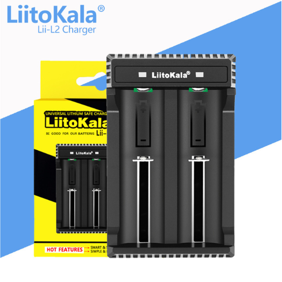 Универсальное зарядное устройство для LiitoKala Lii-L2 на 2 канала фото 1