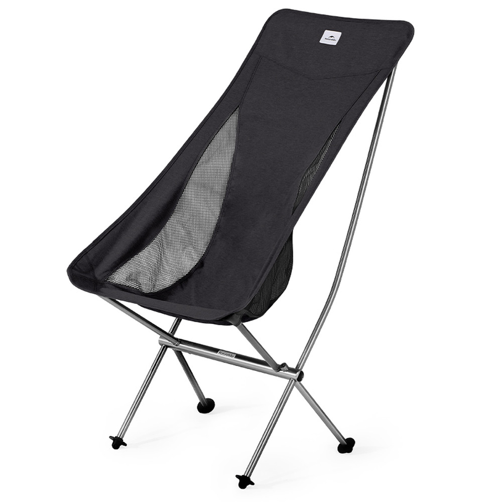 Кресло складное Naturehike Stellaluna L04 CNK2450JJ015, размер L, алюминий, черное фото 1