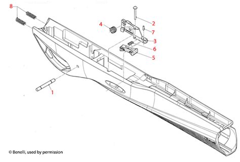 Магазин Benelli M265 для Vinci 3-зарядний фото 5
