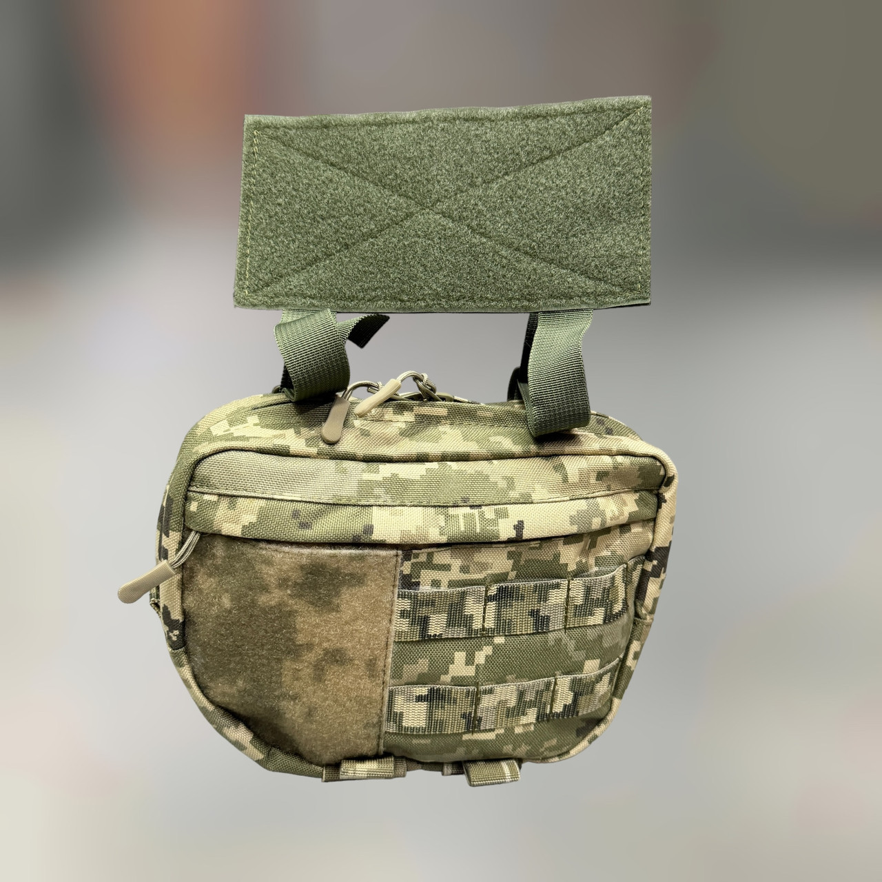 Сумка напашник для бронежилета на Молли, Пиксель, WINTAC,Cordura, тактический подсумок напашник для плитоноски фото 1