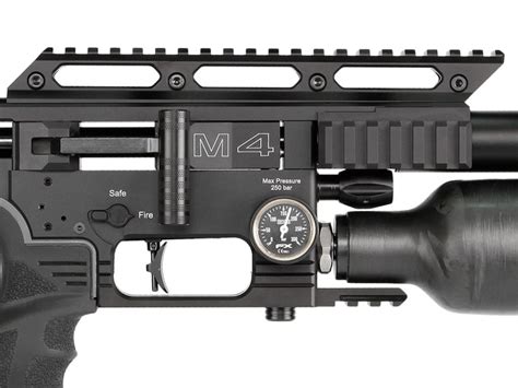 Пневматична редукторна гвинтівка FX Airgun M4 Sniper Black .177 кал фото 2