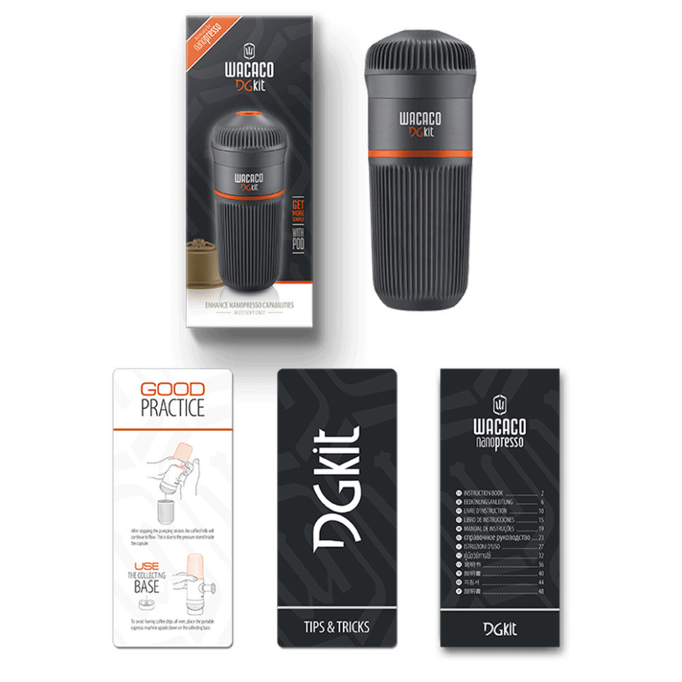 Аксессуары для Wacaco Nanopresso DG Kit (резервуар 140 мл, чашка, адаптер для капсул) фото 2