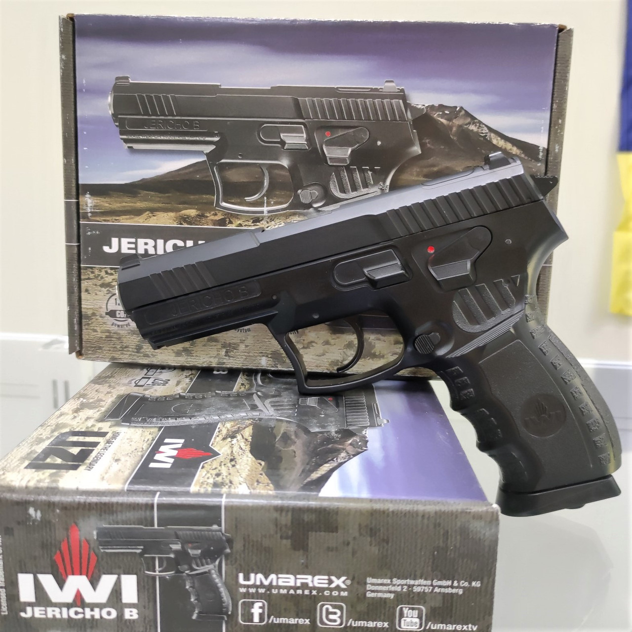 Пневматический пистолет UMAREX IWI Jericho B 120 м/с фото 8