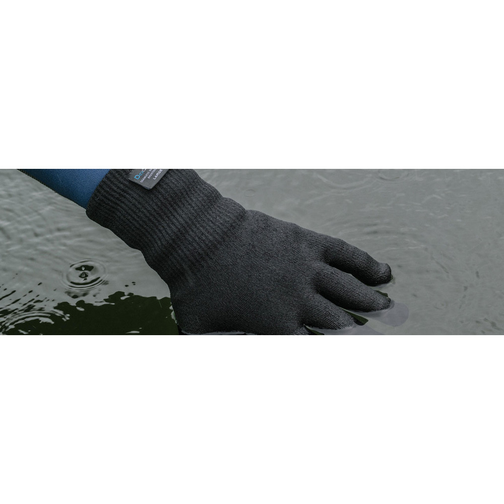 Перчатки водонепроницаемые Dexshell ThermFit 3.0 Gloves, черные, размер M фото 9