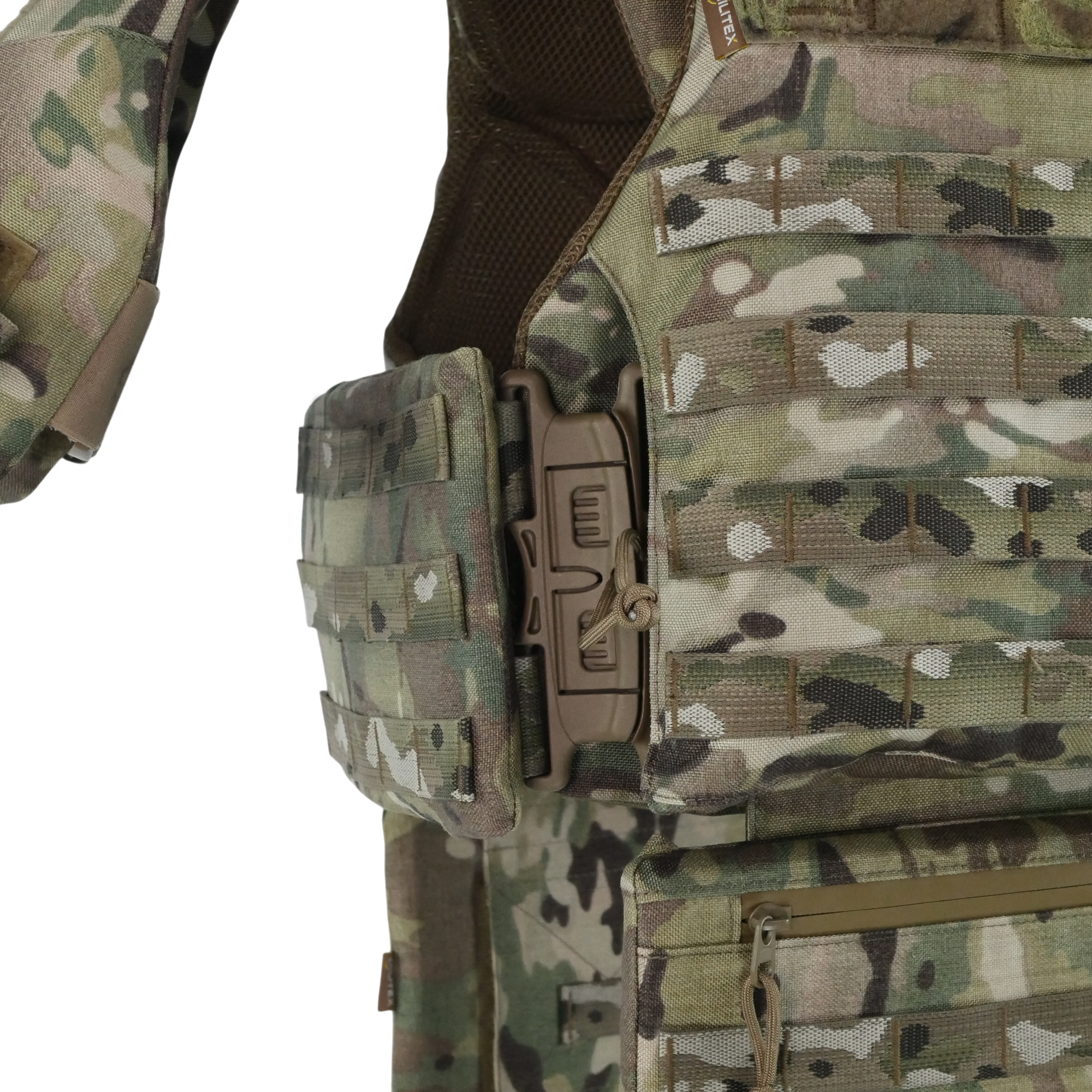 Бронежилет Militex Modular X-1 з балістичним пакетом (2 клас) | Multicam | Cordura USA | Розмір L фото 5