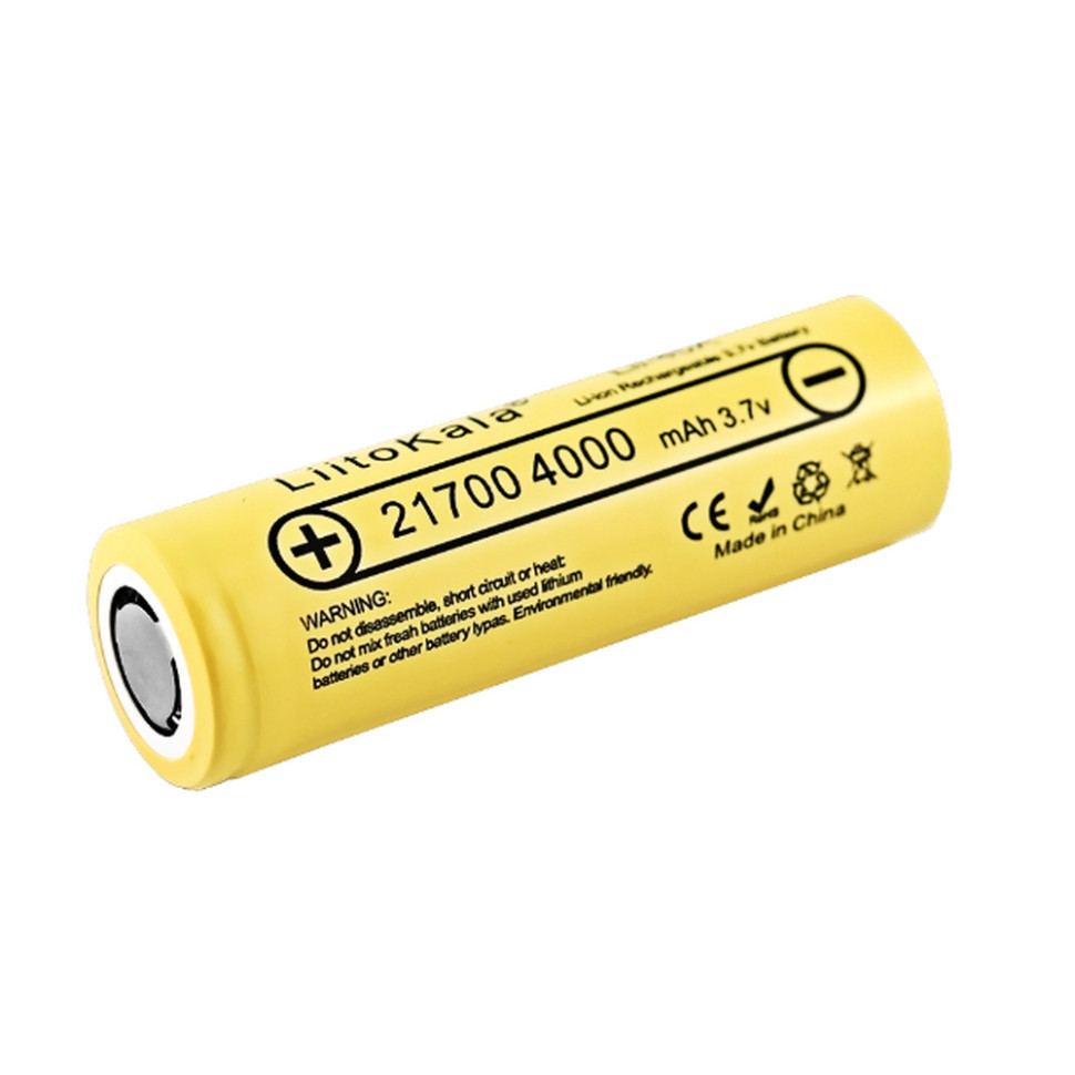 Акумулятор LiitoKala Lii-40A 21700 4000mah battery фото 1