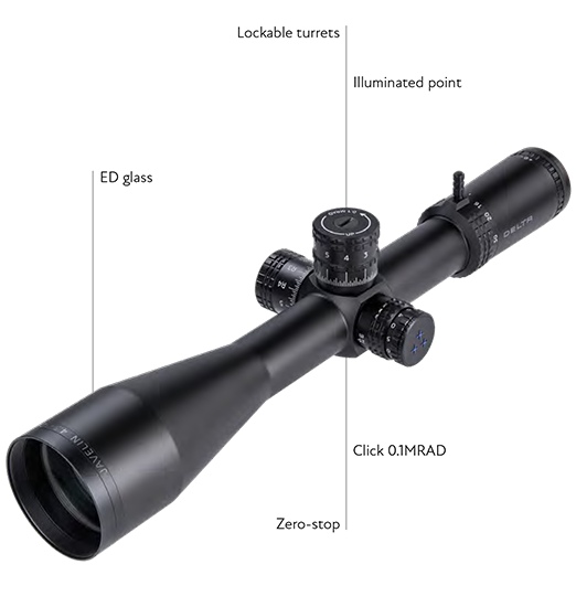 Приціл Delta Optics Javelin 4.5-30x56 FFP SMR-1 фото 1