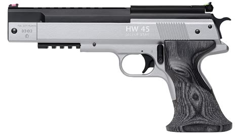 Пневматичний пістолет Weihrauch HW 45 Silver Star кал. 4,5 фото 4