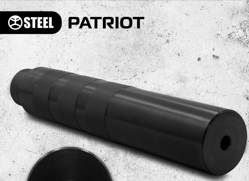 Глушник саундмодератор Steel PATRIOT 5.45х39 різьба M24x1.5 (АК-74, АКСУ та ін.) фото 3