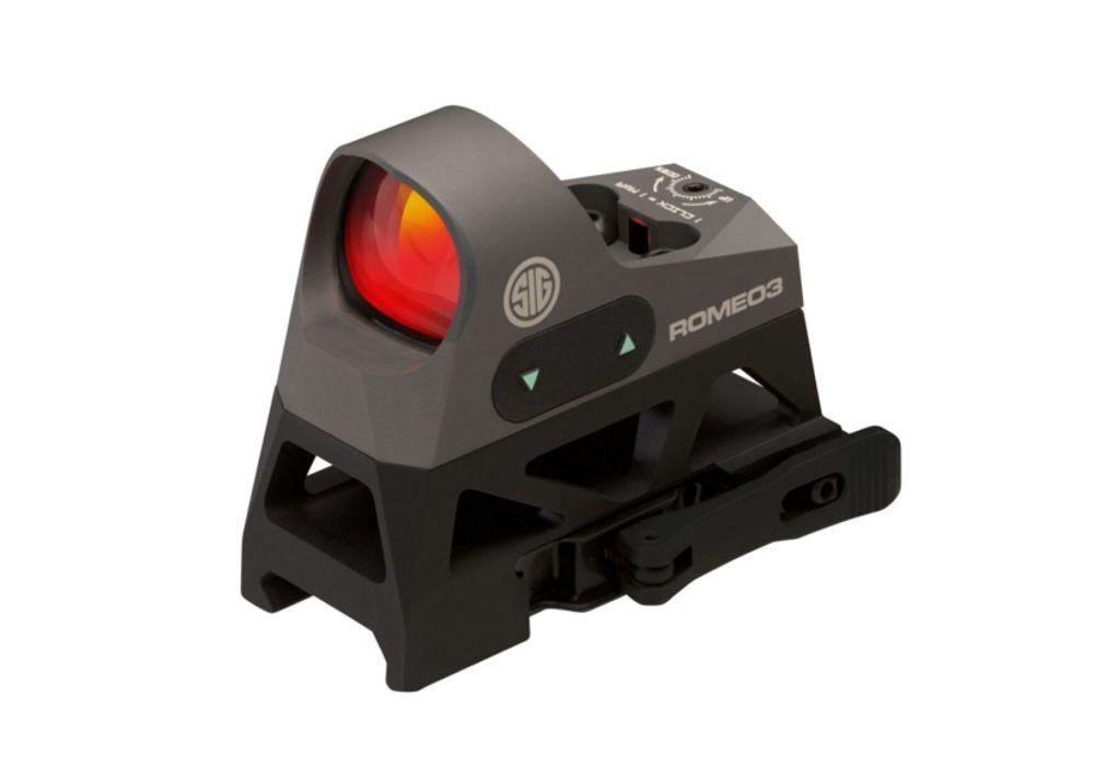 Коллиматор SIG Sauer ROMEO 3 REFLEX SIGHT, 1x25MM, 3 MOA RED DOT, M1913 RISER фото 2