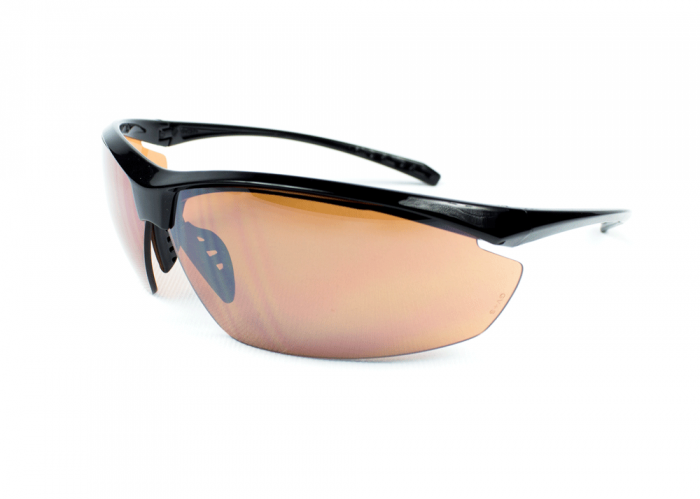 Очки защитные открытые Global Vision Lieutenant (drive mirror) коричневые фото 4