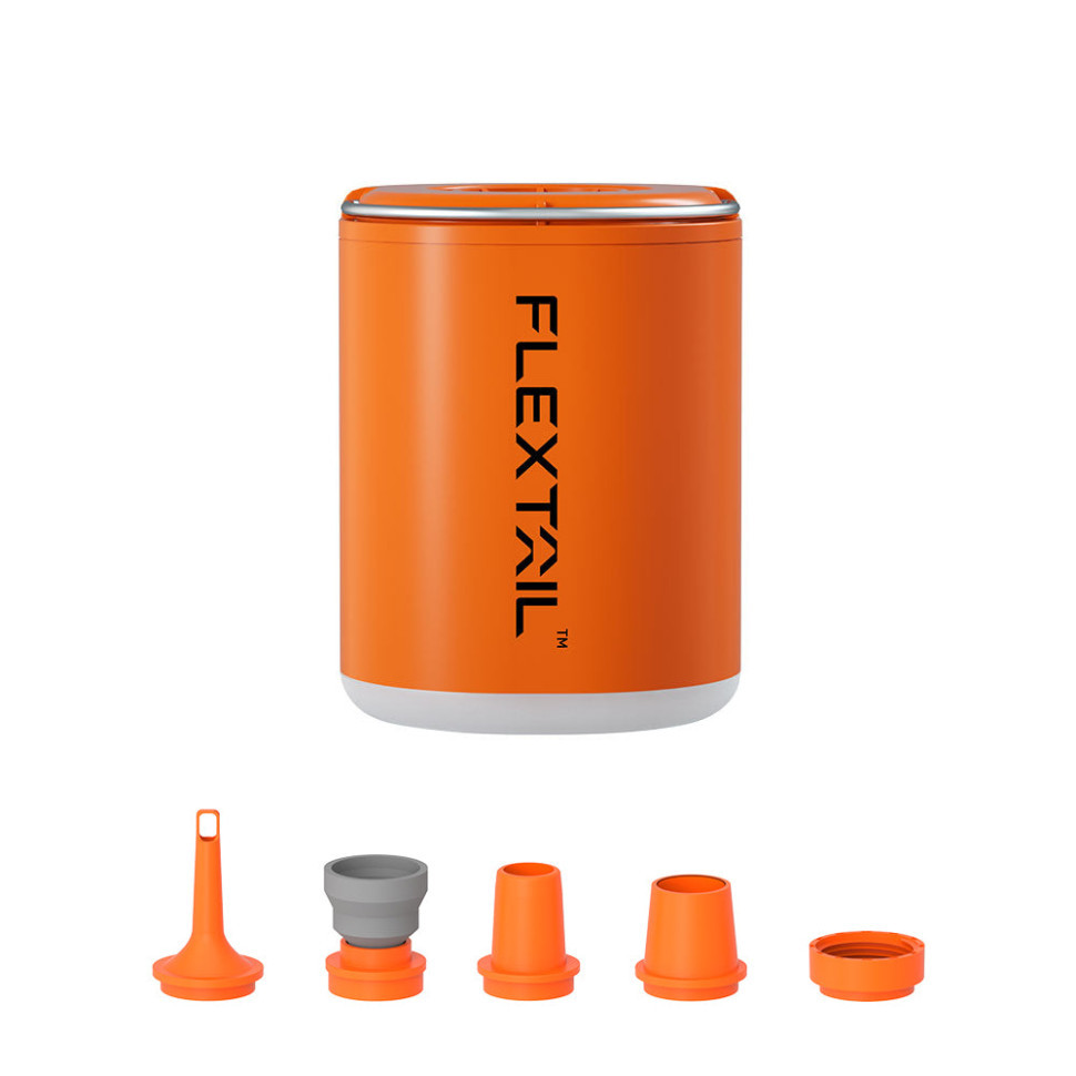 Насос-ліхтар кемпінговий Flextail Tiny Pump 2X, помаранчевий фото 1