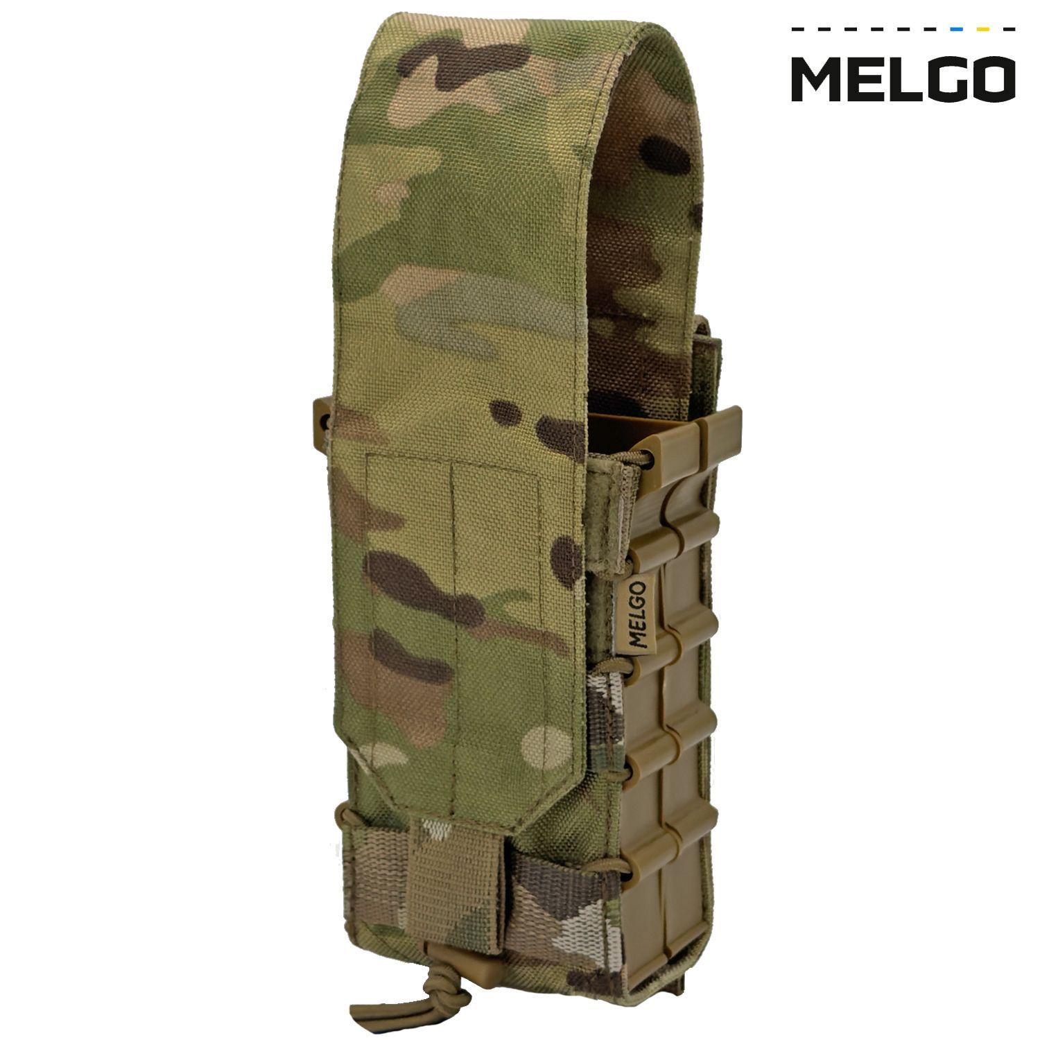 Подсумок на 2 магазины корпусный с клапаном Мультикам Cordura MELGO фото 1