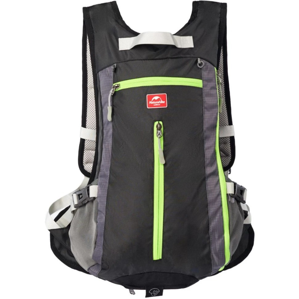 Велорюкзак з чохлом для шолома Naturehike 15 л sky blue NH15C001-B, блакитний фото 3