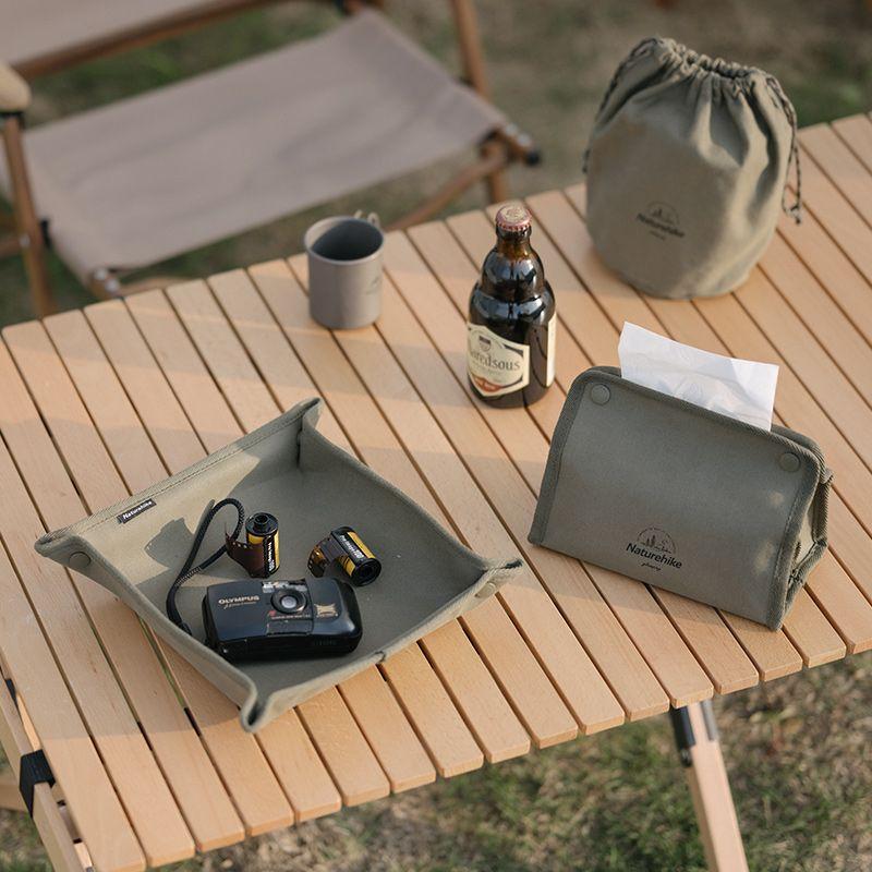 Чехол для хранения салфеток Naturehike NH21SN001, темно-зеленый фото 4