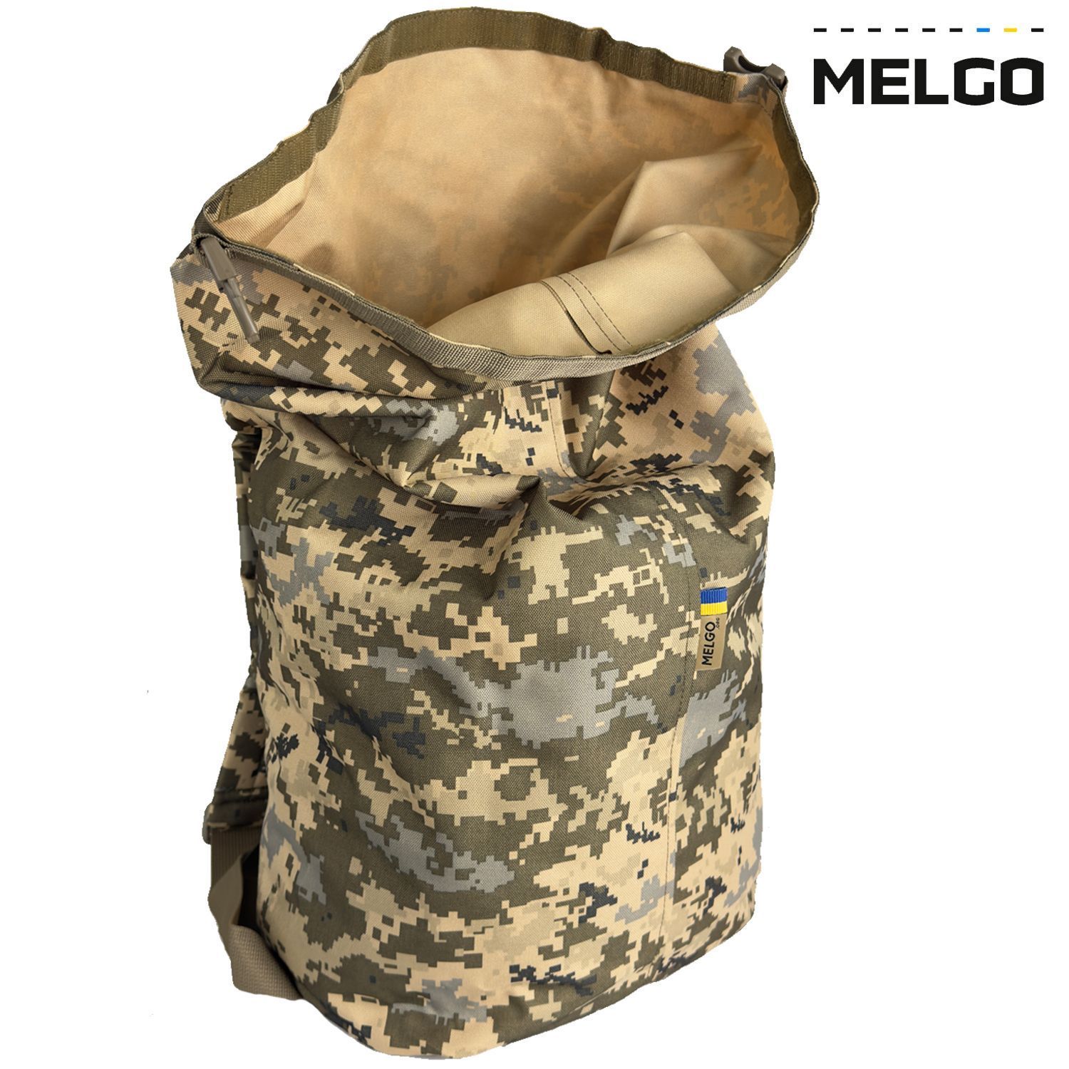 Баул тактичний 45 л Піксель Полікордура MELGO фото 5
