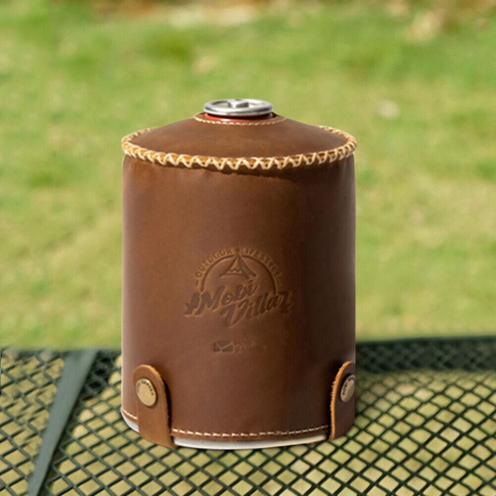 Чехол для газового баллона Mobi Garden Gas Cover leather 450г NX21671087 brown фото 7