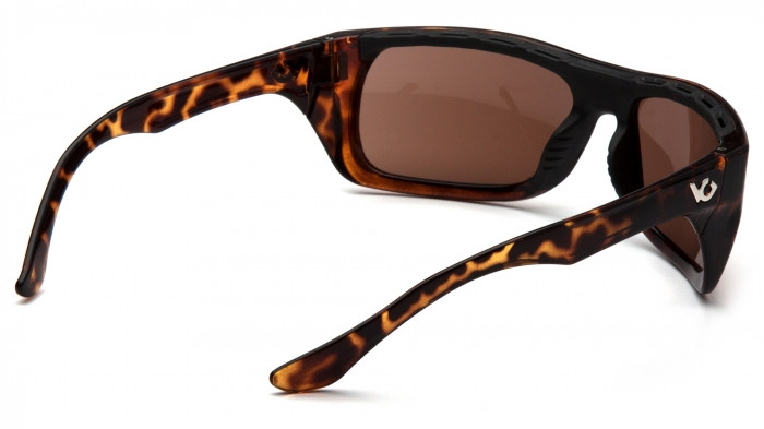 Очки защитные открытые Venture Gear Vallejo Tortoise (bronze) Аnti-Fog, коричневые фото 4