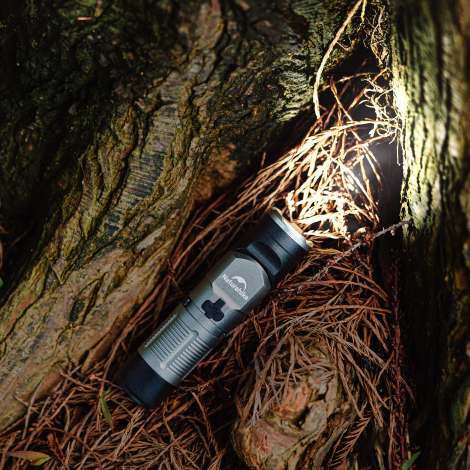 Ліхтар із кліпсою Naturehike CNK2450ZM013, чорно-сірий фото 4