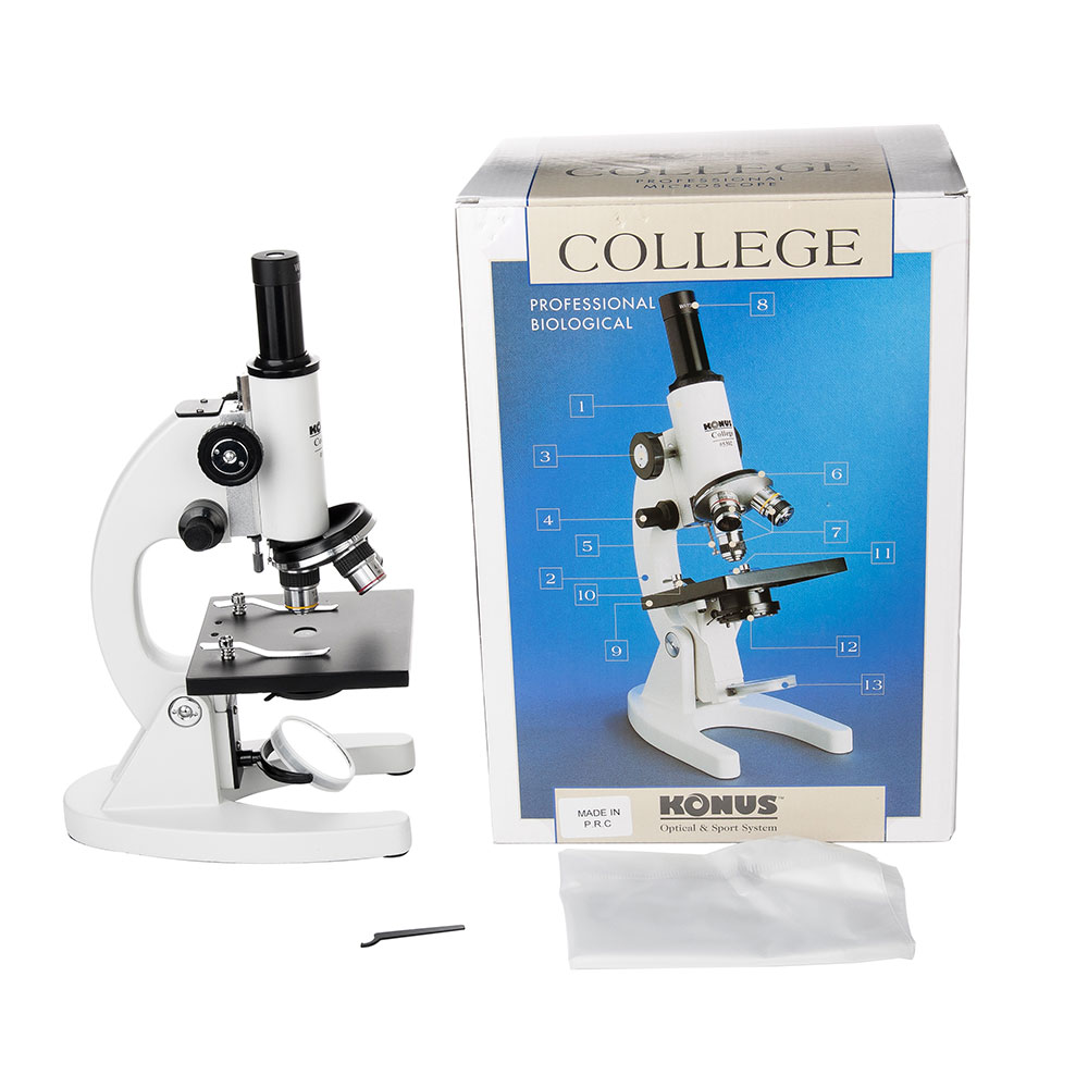 Мікроскоп KONUS COLLEGE 60x-600x фото 5
