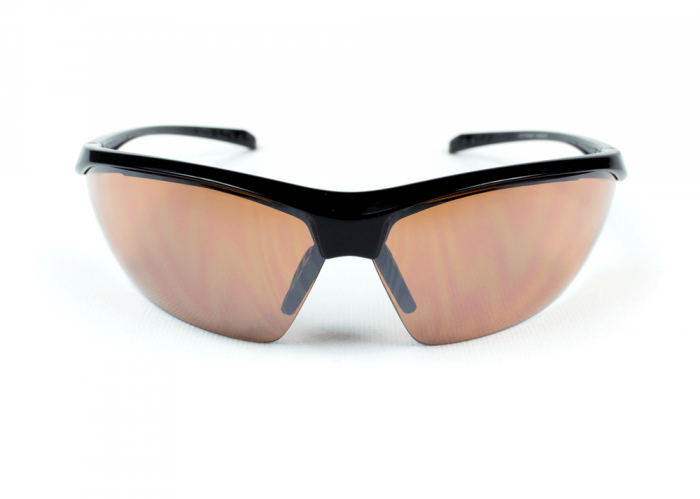 Очки защитные открытые Global Vision Lieutenant (drive mirror) коричневые фото 2