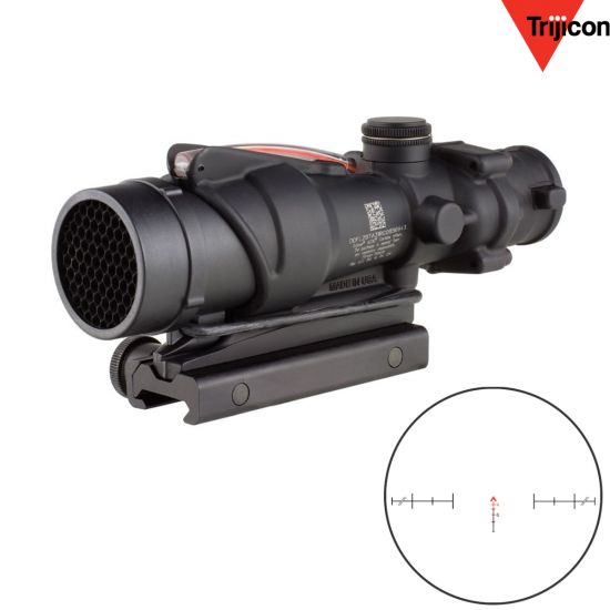 Оптичний приціл TRIJICON ACOG 4x32 BAC Dual Illuminated Red Chevron.223/5.56 BDC фото 5