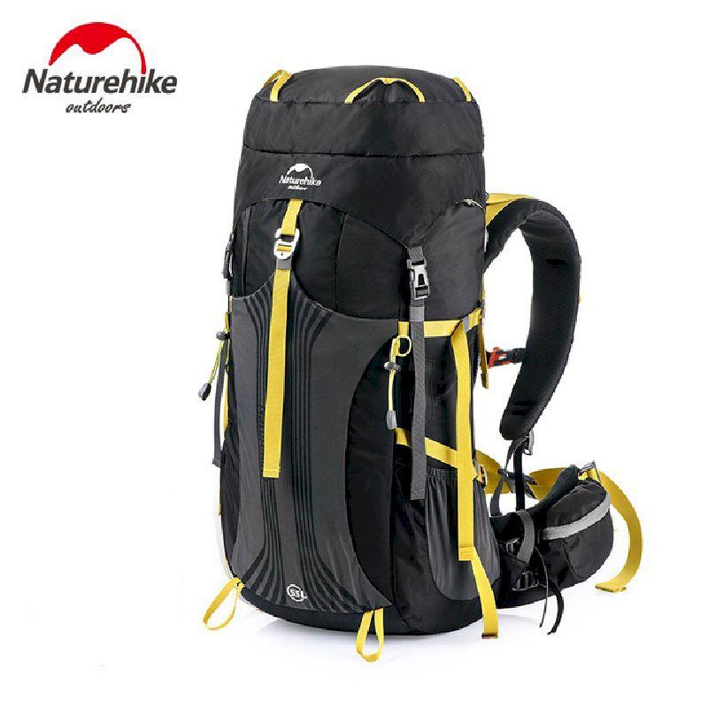 Рюкзак туристичний Naturehike NH16Y020-Q, 55 л, чорний фото 1