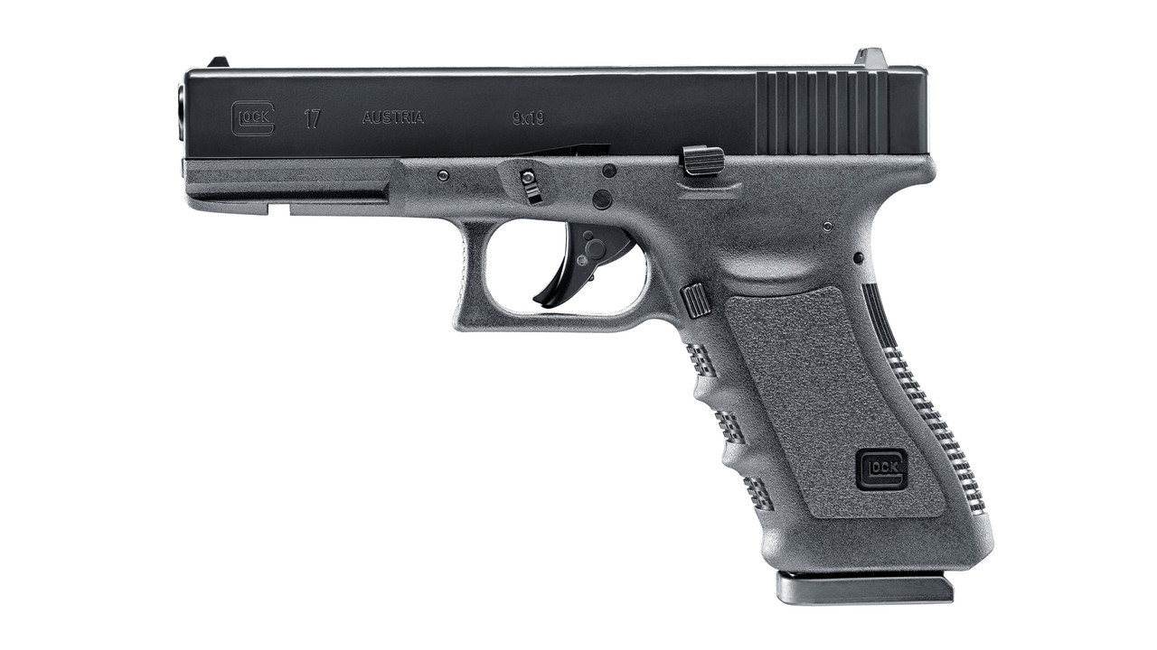 Пістолет Umarex Glock 17, кульки ВВ+кулі 4.5 мм, 110 м/с, з блоубэк фото 1