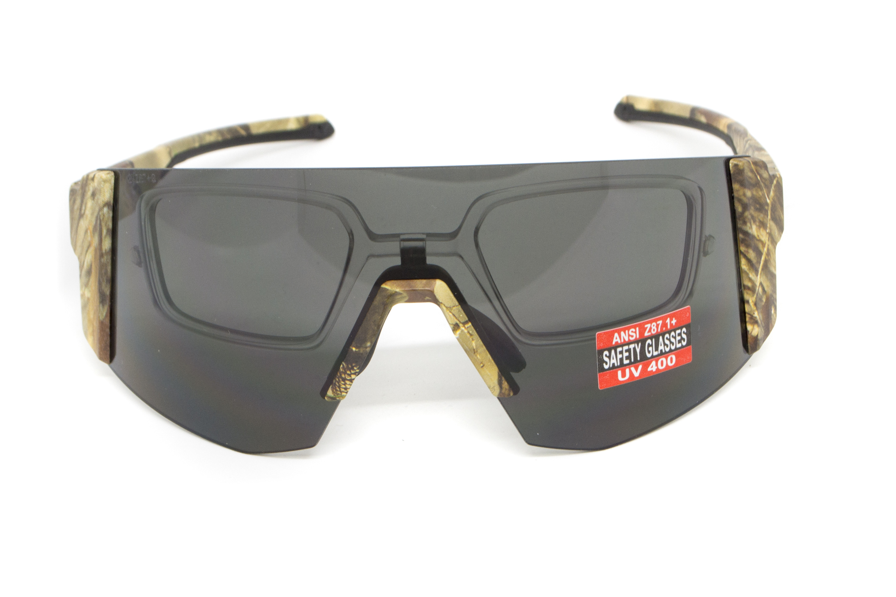 Очки защитные Global Vision Astro+RX Camo (gray), серые в камуфлированной оправе с диоптрической вставкой в комплекте фото 4