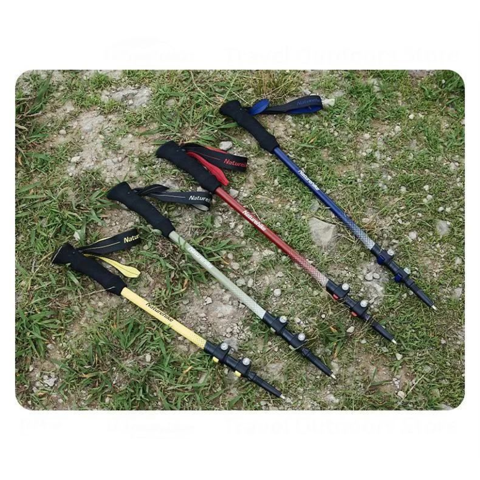 Трекінгова палиця Naturehike CNK2300DS010, 100 см, жовта фото 5