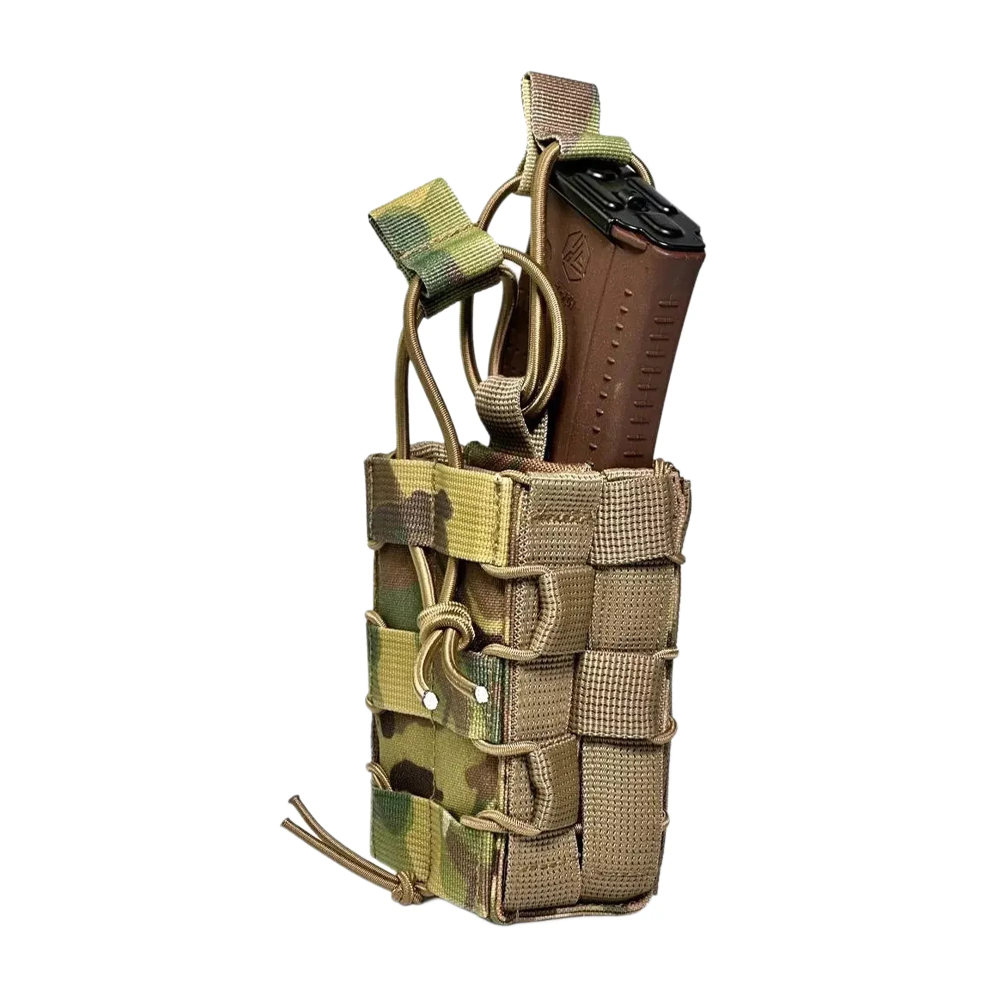 Підсумок відкритий укорочений для двох магазинів АК MTP/MCU camo фото 3