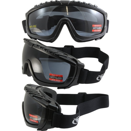 Очки защитные с уплотнителем Global Vision Ballistech-1+RX (gray) Anti-Fog, серые с диоптрической вставкой фото 6