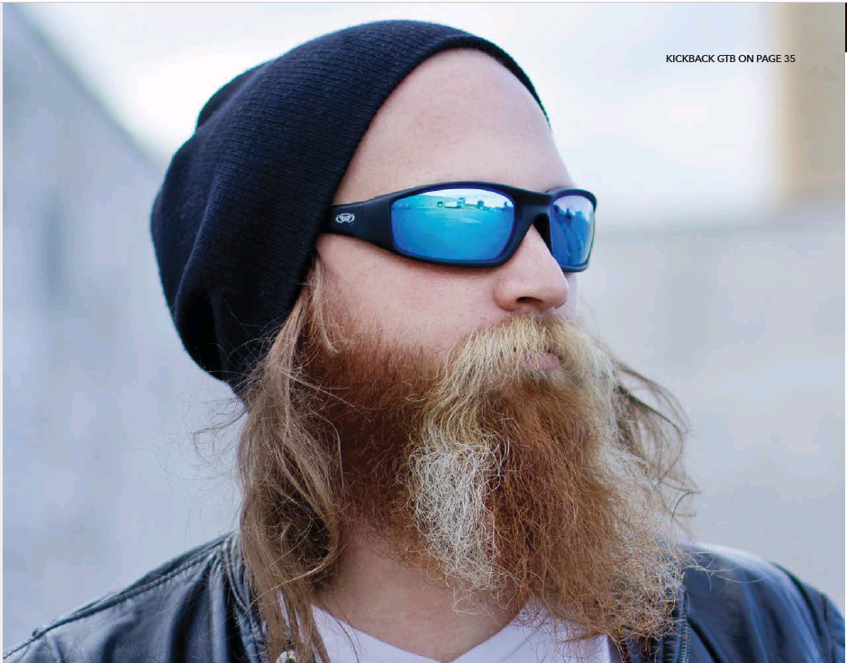 Очки защитные фотохромные Global Vision KickBack Photochromic (G-Tech™ blue) Anti-Fog, фотохромные синие зеркальные фото 8