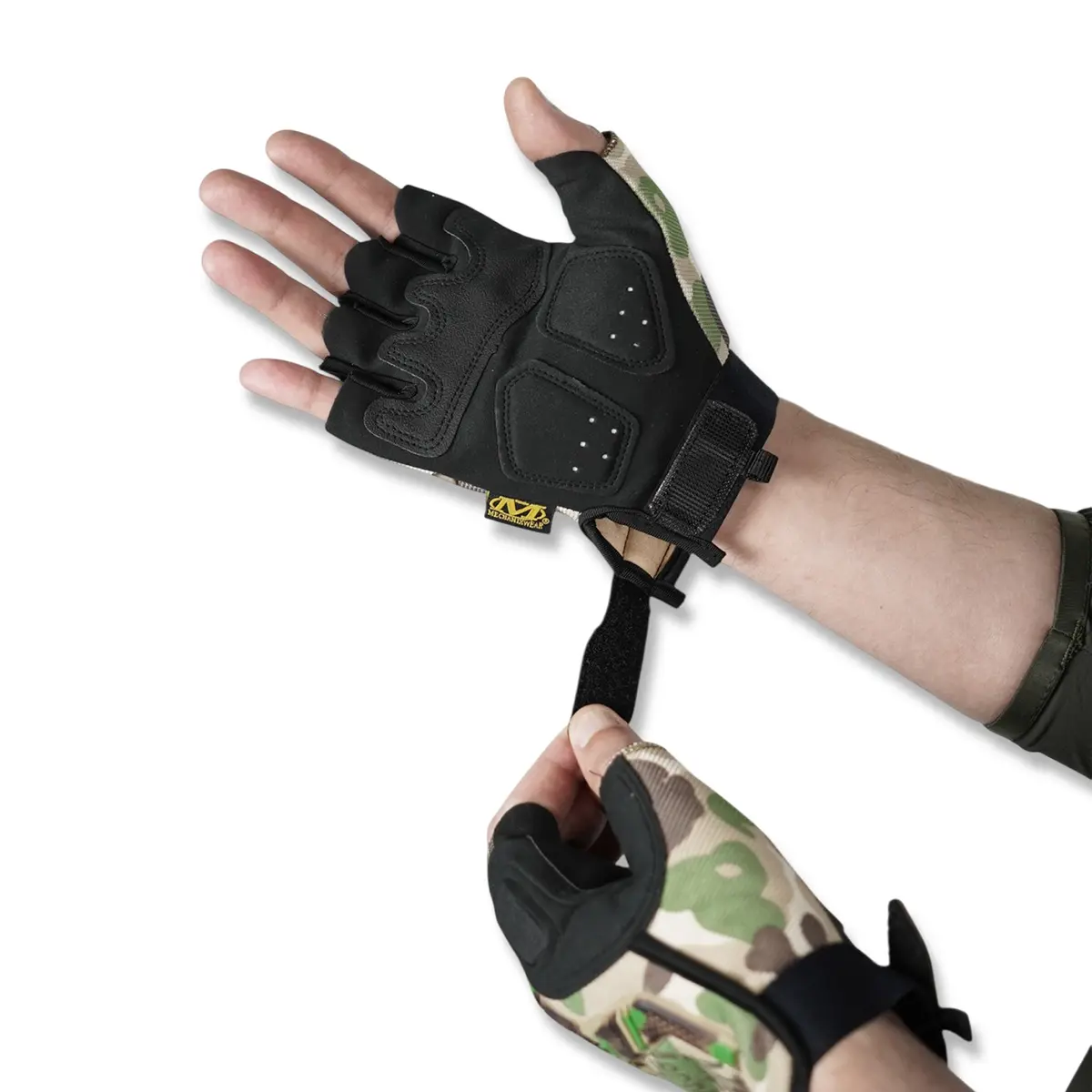 Рукавиці тактичні безпалі Mechanix MXK-2 Мультикам фото 5