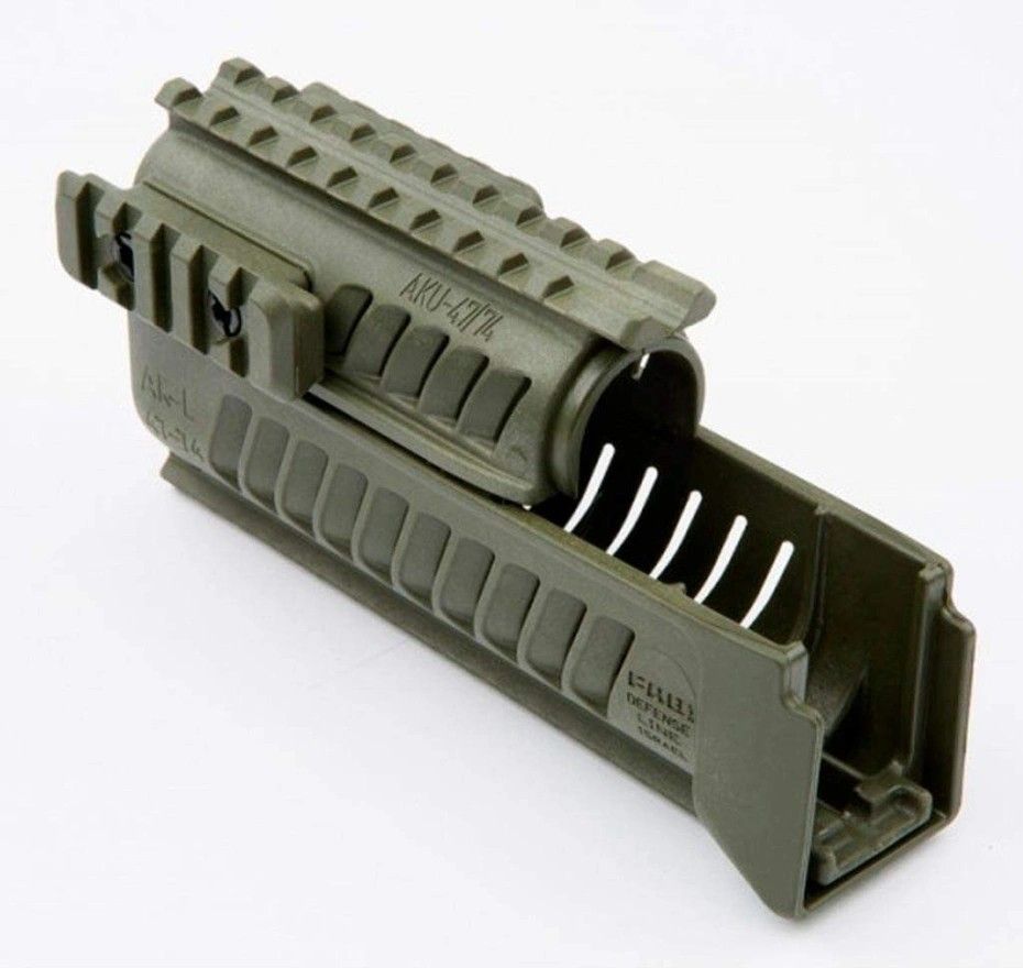 Цевье FAB Defense для АК-47/74 c 4-мя планками Picatinny (полимер) ODG фото 4