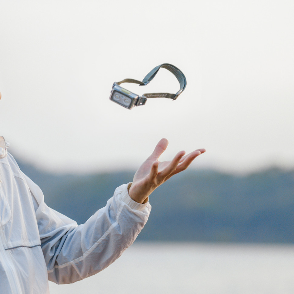 Ліхтар налобний Naturehike CNK2550ZM011, сірий фото 5