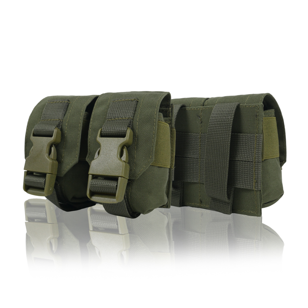 Подсумок под 2 гранаты Kiborg GU Double Mag Pouch (Хаки) фото 1