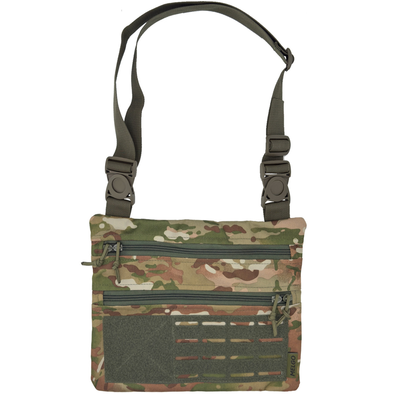 Тактическая однолямочная сумка на плечо MELGO, Мультикам Poly-Cordura 900 D фото 2