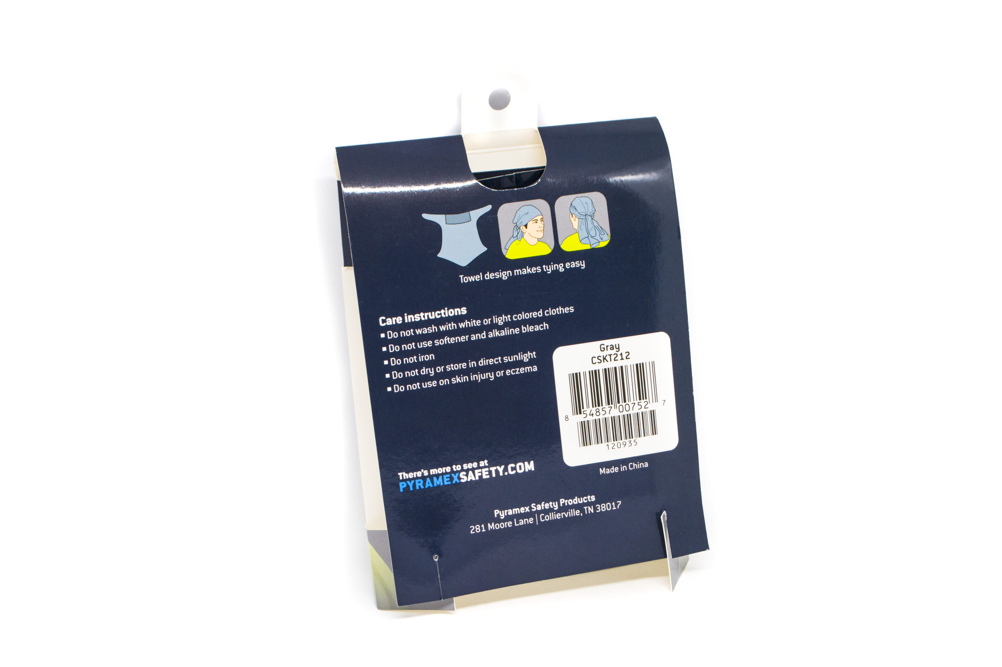 Бандана дихаюча на зав'язках, підшоломник сірий Head Towel (gray) фото 4