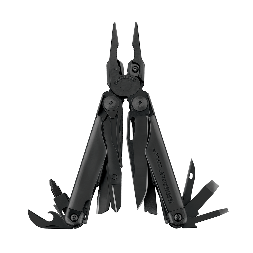 Мультитул LEATHERMAN Surge BLACK, чехол MOLLE, картонная коробка фото 1