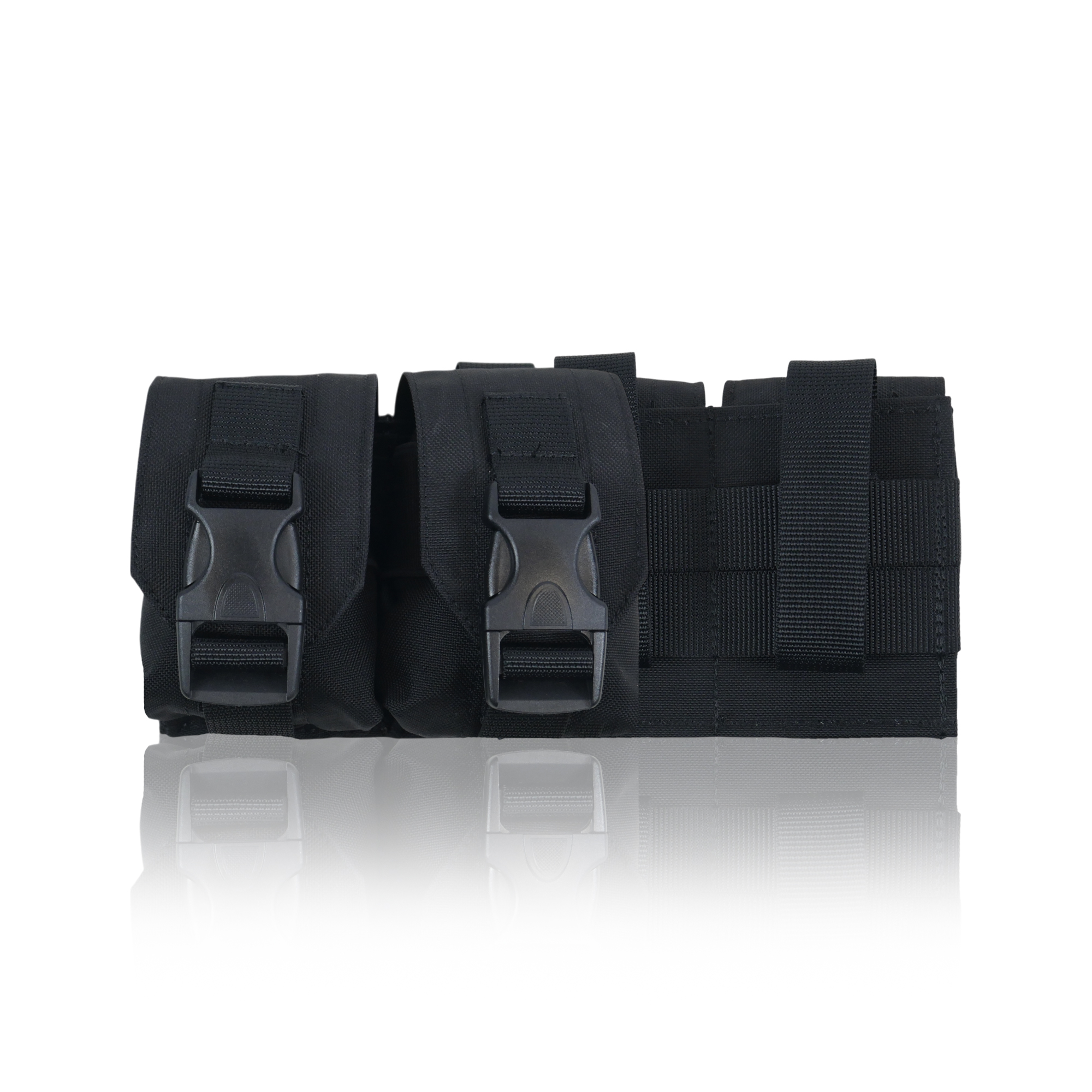 Подсумок под 2 гранаты Kiborg GU Double Mag Pouch (Черный) фото 3