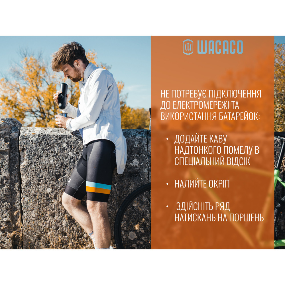 Портативная эспрессо-кофеварка Wacaco Minipresso GR фото 6