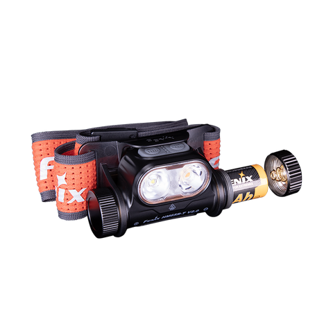 Ліхтар налобний Fenix HM65R-T V2.0 бузковий фото 4