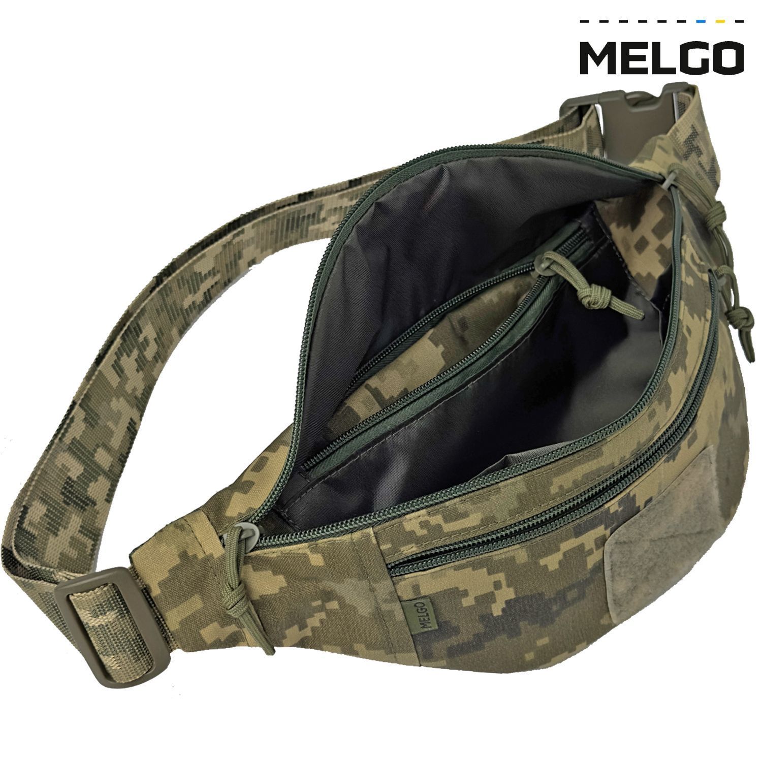 Тактична поясна Сумка-Бананка Cordura 1000 D Піксель ММ-14 MELGO фото 3