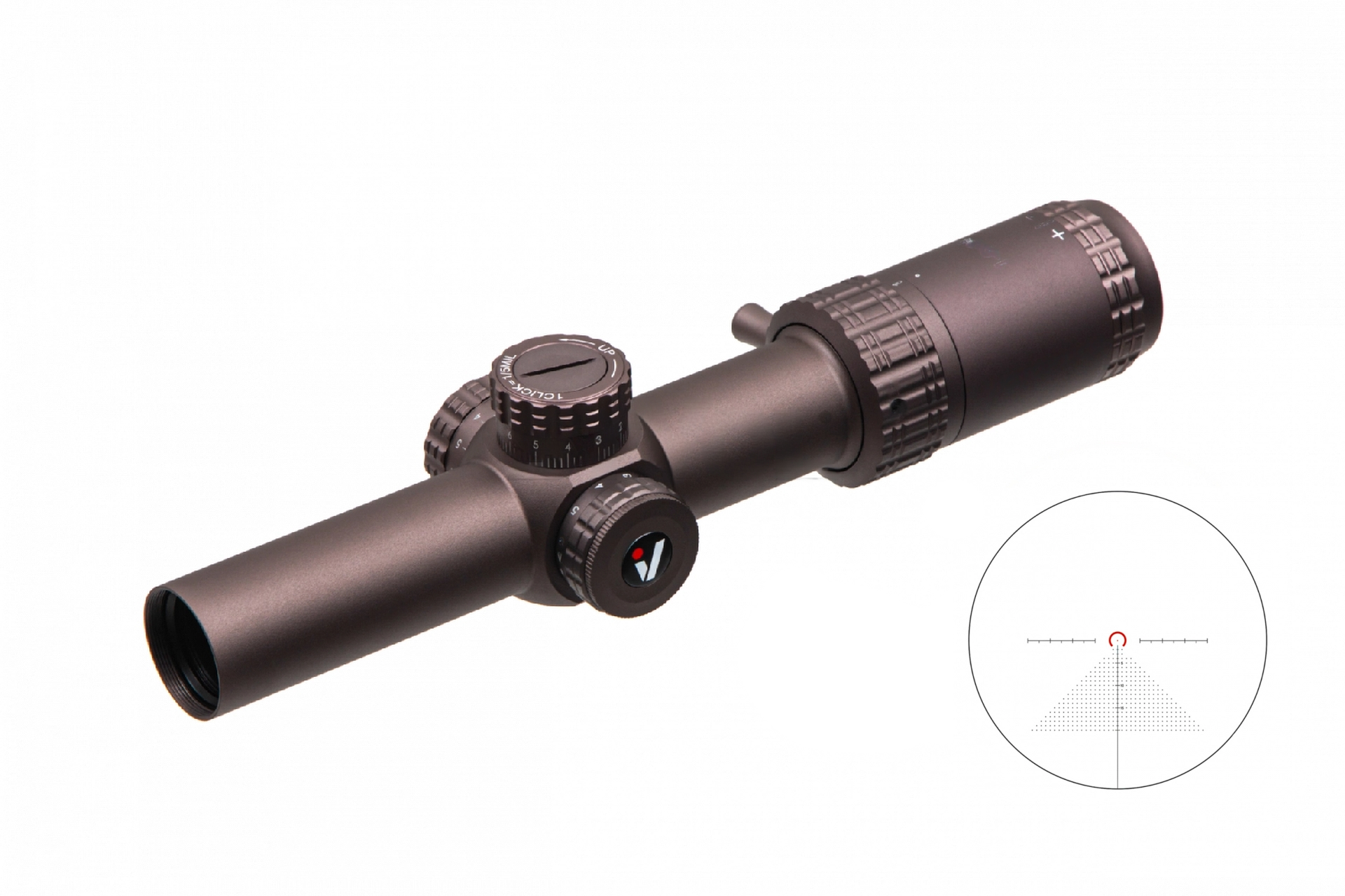 Оптичний приціл Vector Optics S6 1-6X24 (30 мм) Illum. SFP фото 3